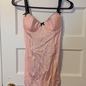 Elegant Pink Women's Chemise